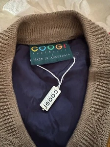 Neu mit Etikett Vintage Authentic COOGI Strickjacke mehrfarbig Pullover Herren L Australien - SELTEN - Bild 1 von 11
