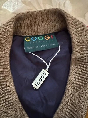 NWT Vintage Authentic COOGI Cardigan Multi Color Sweater Mens L Australia - RARE - Image 1 of 4