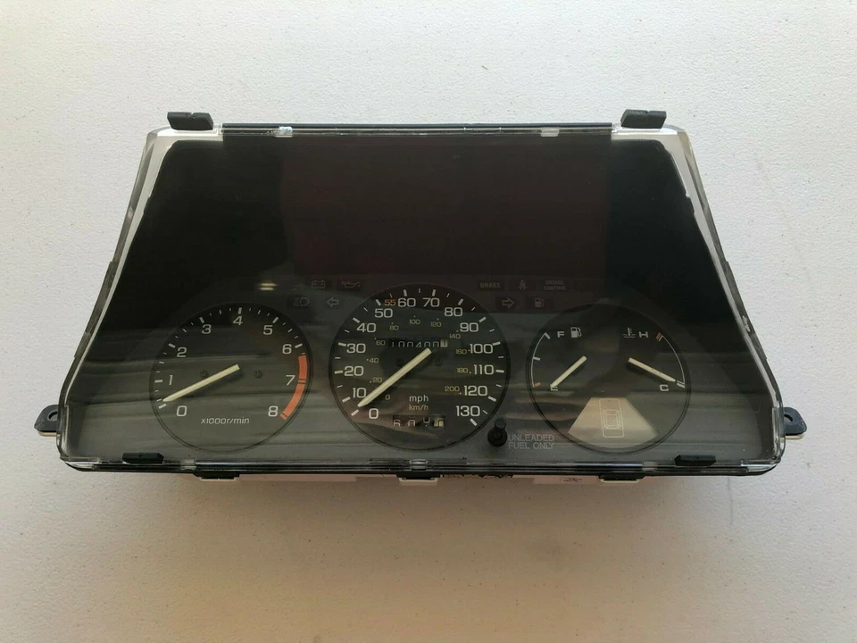 Velocímetro conjunto de instrumentos 1986-1987 Honda Accord 100k Mi 78100-A000 fabricante de equipamento original A8 - Imagem 1 de 4
