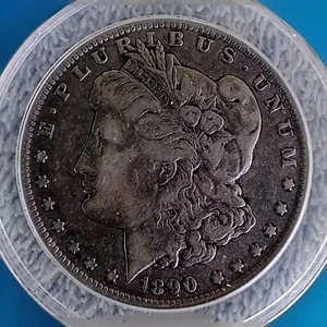 1890-O Morgan Silver Dollar 💰 ANACS Graded VF 20 Condition. - Picture 1 of 4