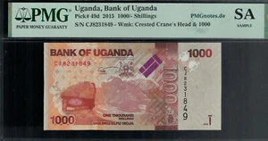 PMG Sample Note Uganda 1000 Shillings 2015 P. 49d - Picture 1 of 2