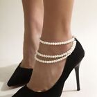Gold Plated Lady High Heel Tassel Ankle Bracelets Party Jewelry Foot Chain