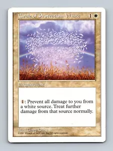 Magic The Gathering MTG - Circle of Protection: White - 5th Edition 1997 - Picture 1 of 2
