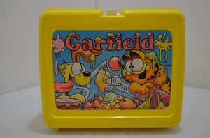 VTG Thermos 1978 Garfield Odie Plastic Lunch Box USA Made - Picture 1 of 9