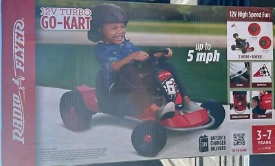 Radio Flyer 12V Turbo Go-Kart Foto 1 de 2