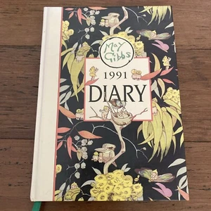 May Gibbs Illustrated Diary Vintage 1991 Australian Gum Nut Babies Scrapbook - Picture 1 of 11