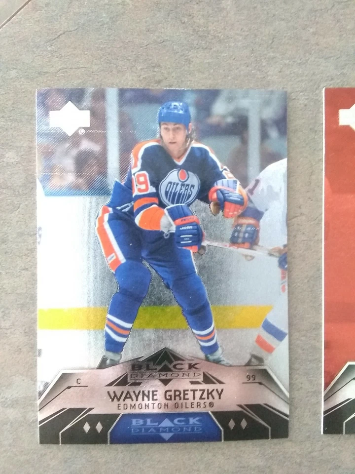 Wayne Gretzky black diamond 2007-08 quadruple diamond # 176 in great shape - Image 1 of 1