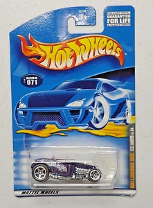 NEW HOT WHEELS #071 Skull & Crossbones Series #3/4 Deuce Roadster Purple Chrome - Picture 1 of 12