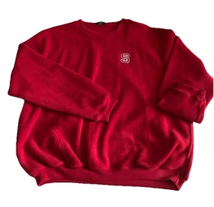 Vintage NC State Fleece Sweatshirt Antigua XL Embroidered Logo 2002 Never Worn - Picture 1 of 9