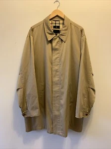 Brooks Brothers Trench Coat Jacket Suit Over Coat XL Beige Khaki - Picture 1 of 24