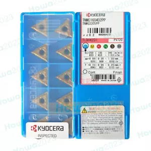 10pcs/Box Kyocera TNMG160402PP PV720 TNMG3305PP Carbide Inserts Turning Blade - Picture 1 of 3