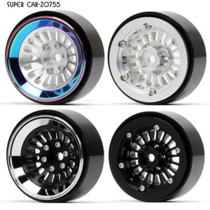Cerchio ruota alluminio 1,3 pollici Mini 37 mm per RC 1/18TRX4M 1/24Axial SCX24 B-17 FCX24 - Foto 1 di 23