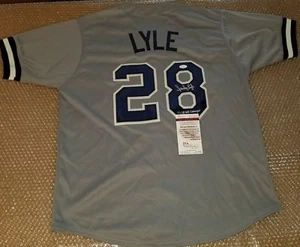 Sparky Lyle Signed NY Yankees Replica Jersey - Inscribed - JSA WITNESSED COA - Picture 1 of 4