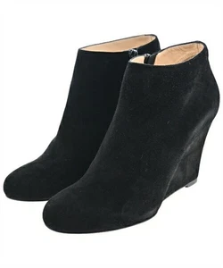 Christian Louboutin Botas Botines Zapatos EU 37 US 7 Negro Auténtico - Imagen 1 de 24