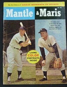 Vintage 1961 Mantle & Maris Great Moments in Sports Magazine Mickey Roger - Picture 1 of 1
