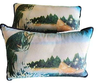 Fishermen Decorative Pillows - Image 1 of 2