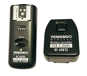 YONGNUO RF-600TX Wireless Controller mit YONGNUO RF-602RX Transmitter - Bild 1 von 2