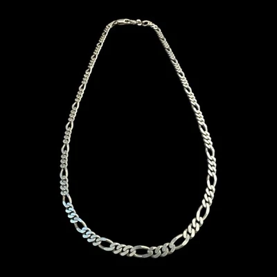 "Collar de cadena Danecraft de plata de ley 925 firmado Italia Figero 16""" Foto 1 de 4