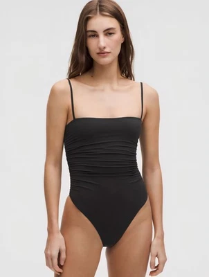 NUEVO CON ETIQUETAS LULULEMON Wundermost Ultra-Suave Nulu Acanalado Cami Body M Foto 1 de 4
