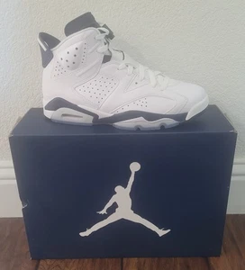 Zapato derecho solo Nike Air Jordan 6 retro para hombre talla 8 azul marino medianoche con caja - Imagen 1 de 11