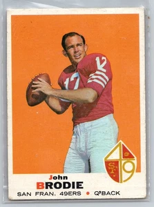 1969 Topps Set-Break #249 John Brodie San Francisco 49ers - Bild 1 von 2