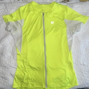 PEARL IZUMI Select Women XL  Neon Yellow Full Zip Jersey - Picture 1 of 2