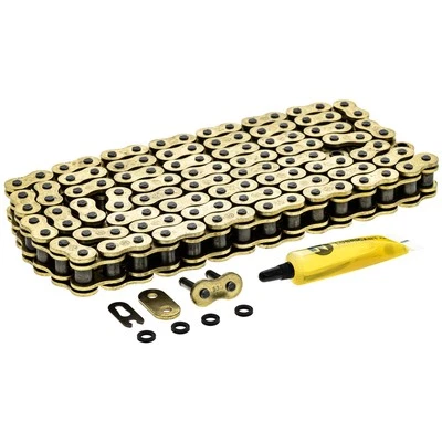 Cadena NICHE Gold 530 X-Ring 116 eslabones con eslabón maestro de conexión motocicleta Foto 1 de 4