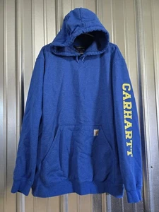 Carhartt Hoodie Herren XL Blau Rain Defender Sweatshirt - Bild 1 von 4