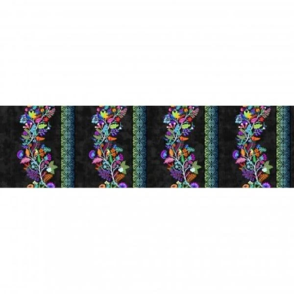 Tela de algodón acolchada de 3 yardas - ITB Jason Yenter tetera muestrador rayas azul Foto 1 de 1