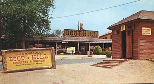 Boot Hill Cemetery & Museum Dodge City "Queen of Cowtowns"  Kansas 1958 Postcard - Picture 1 of 2