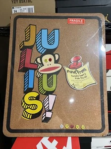 Paul Frank Bulletin Board & Push Pin Set Julius Designer Y2K Home Decor Cork - Picture 1 of 12