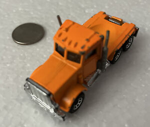 1981 Matchbox Peterbilt Orange Truck