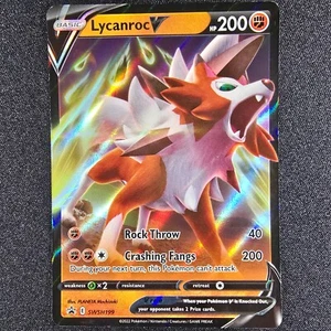Lycanroc V #SWSH199 Pokemon Sword & Shield Promo Cards TCG - Picture 1 of 2