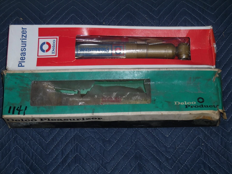  Amortecedores traseiros P1141 Ford Angelia Delco Pleasurizer NOS GM 63-67 - Imagem 1 de 2