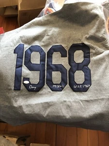 Denny McLain 1968 signed Baseball Jersey Jsa Certified Tigers RARE - Picture 1 of 9
