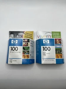 Versiegelte Original HP 100 C9368AN Grau Foto Tintenpatrone Deskjet Officejet x 2 - Bild 1 von 9