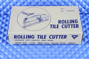 Vintage Rolling Tile Cutter No. 299562 Superior ALLOY Blade ISHII Co. LTD. - Picture 1 of 5
