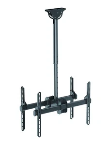 CM946 Staffa di montaggio a soffitto doppia TV regolabile in altezza per la maggior parte dei LED LCD 23-70" - Foto 1 di 5