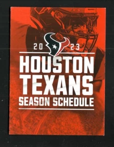 Houston Texans--Horario de bolsillo 2023--Houston Methodist - Imagen 1 de 2