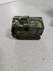 Tanque de asalto verde militar Hot Wheels Mattel 1986 vintage camuflaje pista del ejército - Imagen 1 de 6