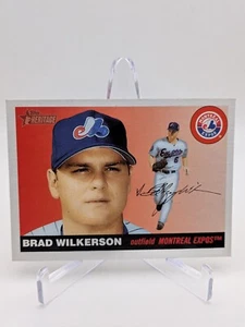 💥 2004 Topps Heritage #423 Brad Wilkerson (SP/Short Print High Number) Expos - Picture 1 of 2