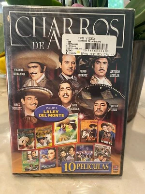Charros De Adeveras - 10 Peliculas - DVD Foto 1 de 2