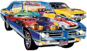 Jigsaw Puzzle Vehicle American Muscle Cars Freeform 1000 piece NEW 38½" x 22½" - Picture 1 of 1