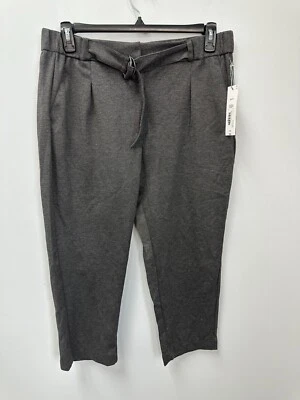 Liz Claiborne Gray Ponte Mid Rise Straight Trouser Women's Sz 14P  Petite - Image 1 of 4