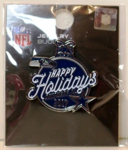 SEATTLE SEAHAWKS VS DALLAS COWBOYS – DECEMBER 24, 2017 – GAME DAY PIN – NEW - Picture 1 of 2