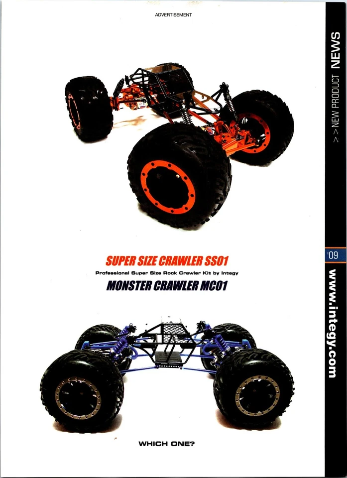 Integy Super Size Crawler SS01 Print Ad Wall Art Decor Ephemera MC01 - Image 1 of 1
