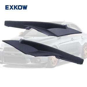 Pair Front Deck Cover Panel fit for Mitsubishi Lancer Evo 2008-2017 - Picture 1 of 7