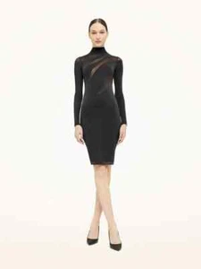 Wolford Sheer Opaque Dress Black - Picture 1 of 1