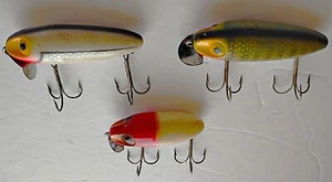 Vintage 1950's Unbranded Floater Lures For Pike , Bass, Muskie, etc. - Picture 1 of 8