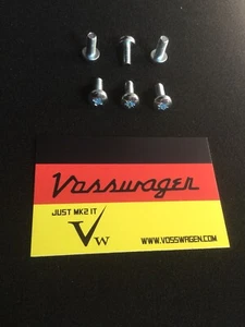TOTALMENTE NUEVO GOLF JETTA TODOS LOS MODELOS MK2 88-92 ESPEJO DE ALA DE PUERTA TORNILLOS DE FIJACIÓN - Imagen 1 de 2